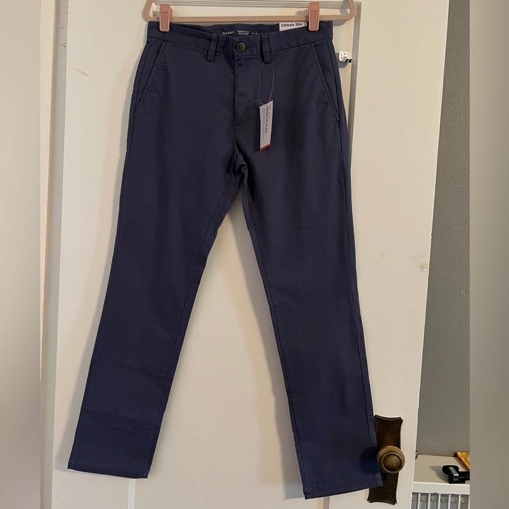 NWT Old Navy Men’s Ultimate Slim Chino Pants 29x30